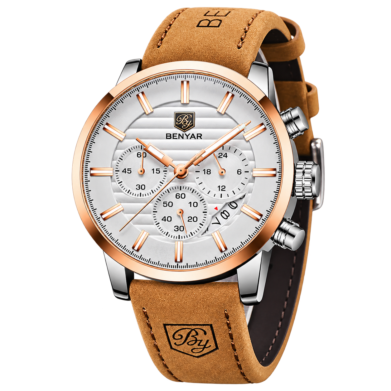Men's watches under ₹1500, studio shot with neon glow