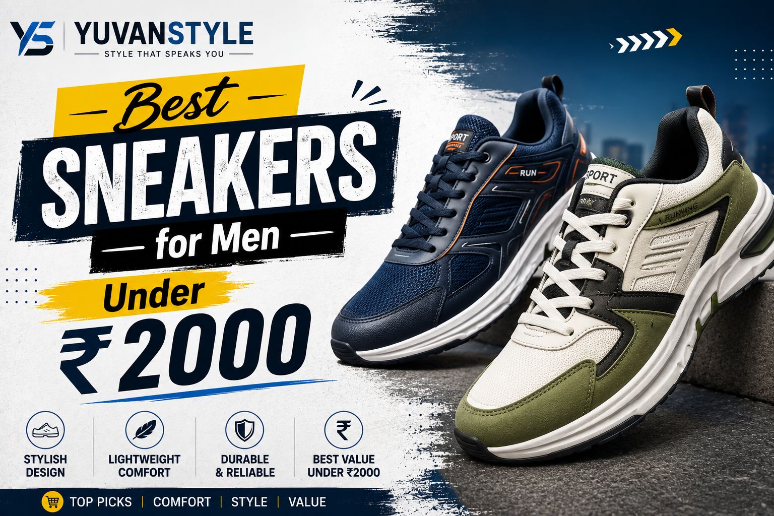 best-sneakers-for-men-under-2000