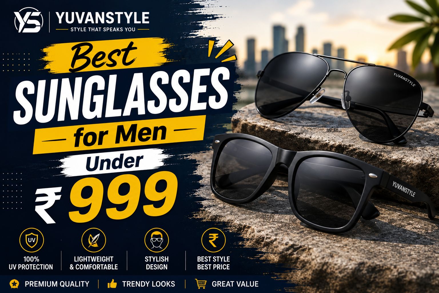 best-sunglasses-for-men-under-999-yuvanstyle